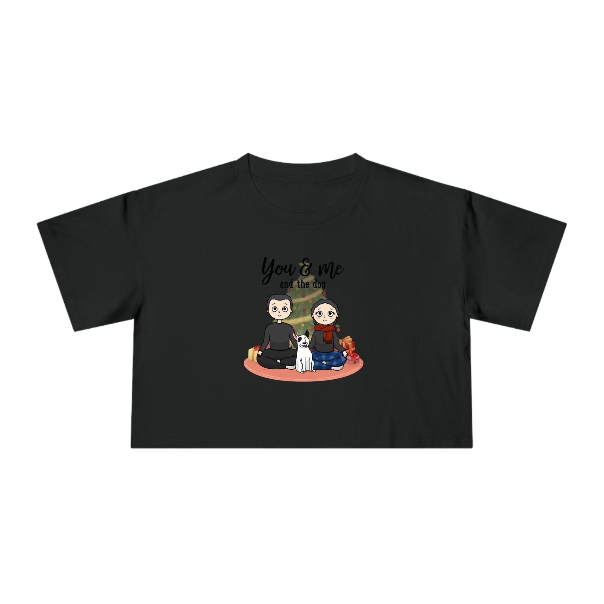 You & Me & the dogs | Women's Crop Tee